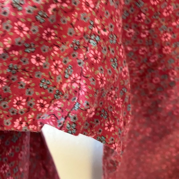 Life is Good “Dream” Maroon Floral Cotton PJ Bottoms - Picture 7 of 10